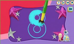 Numtums Number Painting 1  10 Cbeebies