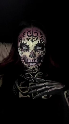 Catrina Makeup Inspired by Tim Burton