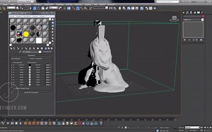 3Ds Max Phoenix FD_水冻结和烟雾效果制作