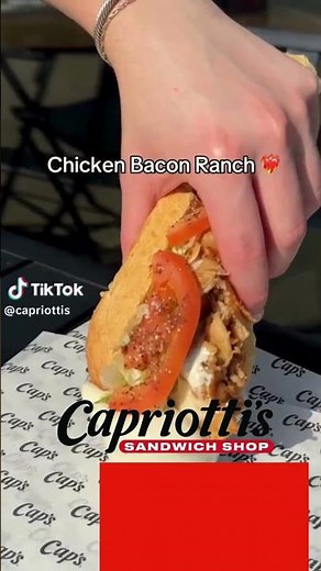 Chicken Bacon Ranch at Capriotti’s Enfield CT | 59g Protein Ranch