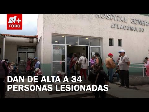 Accidente en Atlacomulco: 34 lesionados dados de alta tras choque entre tren y autobús - Paralelo 23