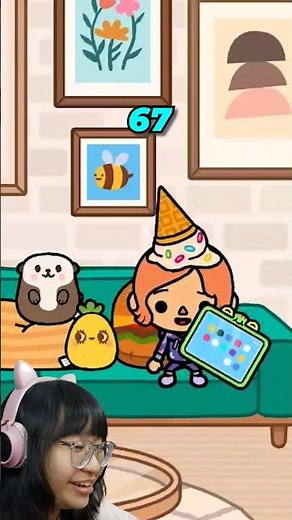 Ice Cream Boy Can't Stop Saying 67? #tocaboca #shorts #shortvideo