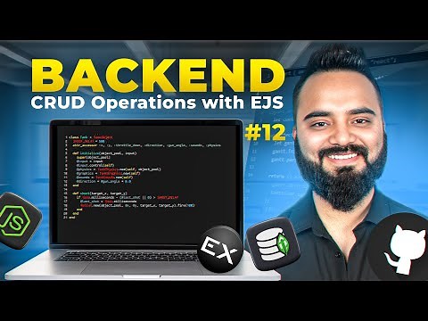 CRUD Operations with EJS & Server-Side Rendering | MongoDB | Backend Development Part 12