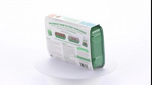 Back to the Roots 12-Cell Greenhouse Germination Kit | Seed Starting Tray with Pots & Vented Lid for Indoor Gardening
