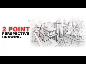 How To Draw a 3D House With Two-Point Perspective Step by Step