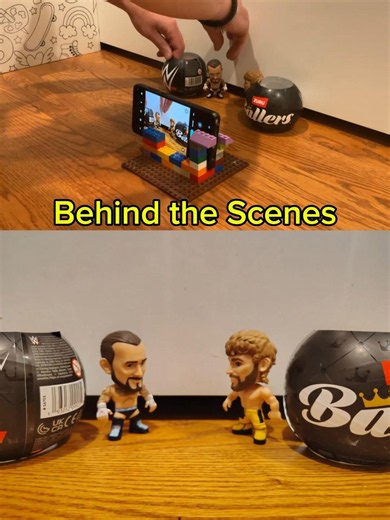 Behind the Scenes CM Punk & Logan Paul WWE Ballers ‎⁨‪@ZuruToys‬ Stop Motion