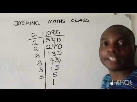 How to express numbers as prime factors in index form