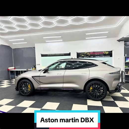 Aston Martin DBX Wrapped in 3M Matte Gray Aluminum