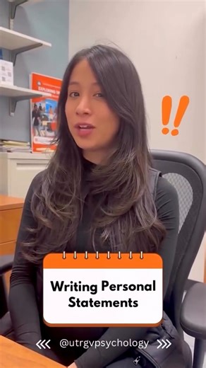 UTRGV Department of Psychological Science on Instagram: "🎓 Personal Statement Tips for Psychology Master’s Programs at UTRGV Your personal statement isn’t about perfection — it’s about intentionality. Here are some tips that may help you! 💭 ✨ Tip 1: Don’t re-list your résumé Instead of telling us what you did, show us what you learned. What insights did you gain from your experiences, and how will you apply them in our program? ✨ Tip 2: Show us you’ve done your homework A strong statement show