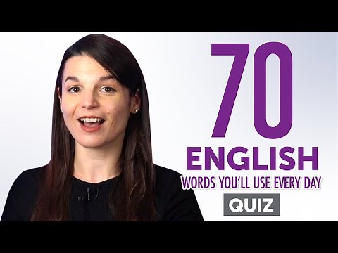 Quiz | 70 English Words You'll Use Every Day - Basic Vocabulary #47