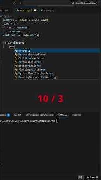 Python Exercises #3 | Sum and Average with for #programming