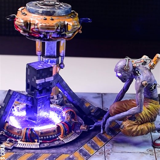 393K views · 1.1K reactions | How to Make a Minecraft Diorama: Enderman and Portal Scene Partner: S Crab | Crafty Panda | Facebook