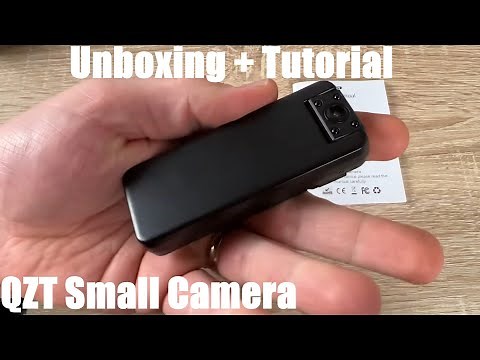 Small Camera without WiFi, QZT HD Mini Micro Camera and Recorder Unboxing and instructions