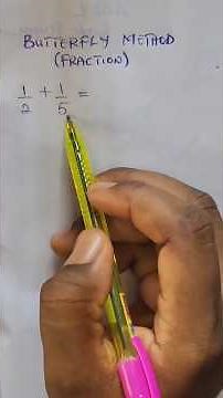 butterfly method for adding and subtracting fractions