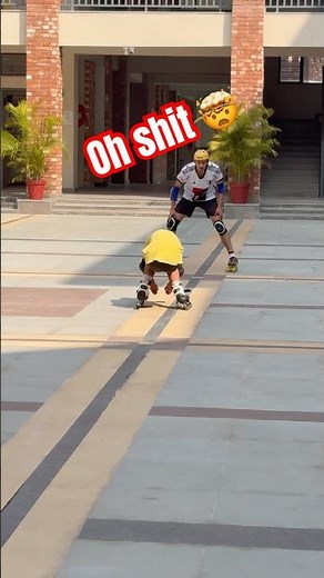 Insane Roller Skating Speed Trick 😱 Under The Leg Escape at Full Speed 🔥