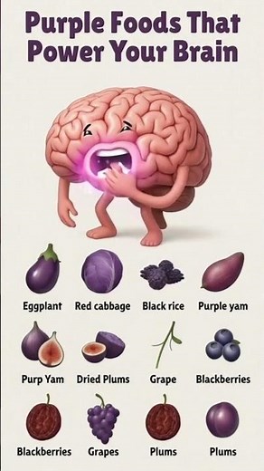 Purple Foods That Power Your Brain 🧠💜