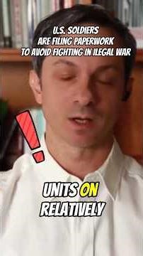 U.S. Military - You Don't Have To Fight In A Illegal War