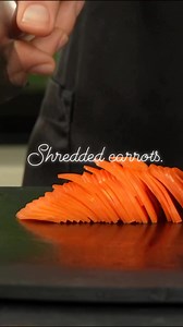 Shredded carrots. Here's how to hold your left hand #chefstyles #chopping #carrots #shared #short | CHEF Styles