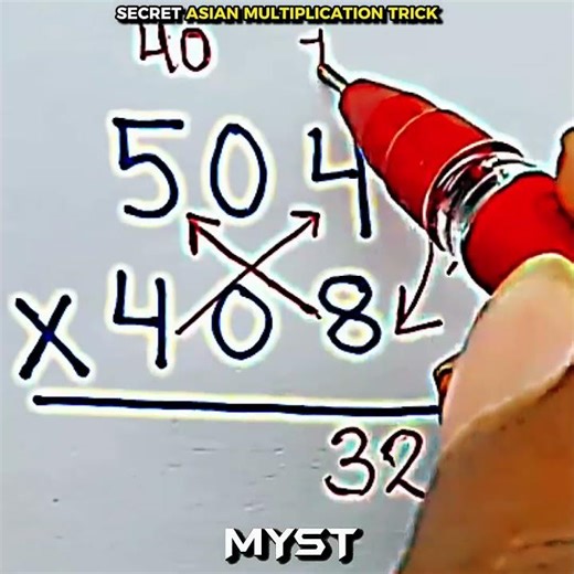 The Secret Asiano Multiplication Trick 🇯🇵🧠 #maths