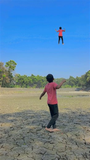 Suja Rock on Instagram: "Little boy flying magic loop funny video..😱🤣 . . #reels #funny #Magic #loop #fly"