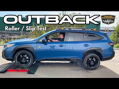 Subaru Outback Wilderness Roller/Slip test | Best SUBARU AWD so far?