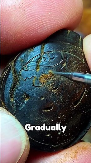 You Won’t Believe This Pendant Was a Peach Pit!🐉🍑 #DIY #Shorts