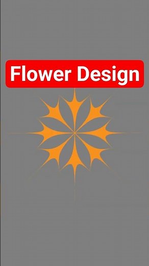 Flower Design Tutorial in Adobe Illustrator | Easy Graphic Design |