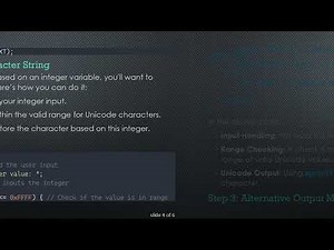 How to Output Unicode Characters from Integer Values in C+ + on Windows 10
