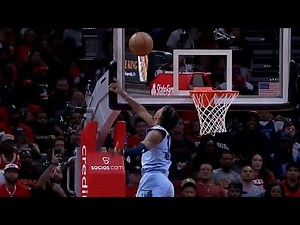 Ja Morant almost Crashed into the Backboard on his Chasedown Block!