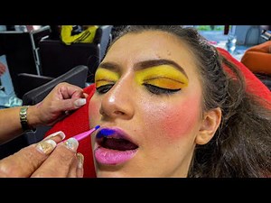 MUA experiments on me with unusual beauty methods