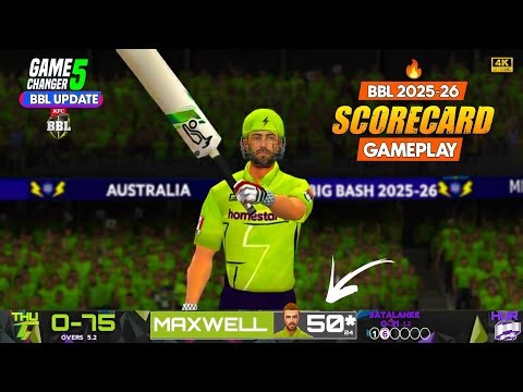 Game Changer 5 BBL Updated Gameplay | Ultra Graphics 