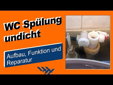WC Spülung undicht: Aufbau, Funktion und Reparatur