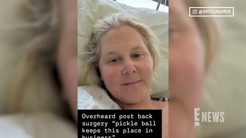 Amy Schumer Shares Update on Her Recovery After Back Surgery