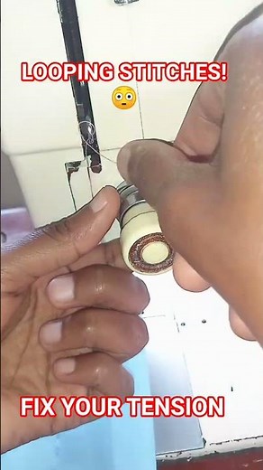 Looper Stitches? 😳 Fix Your Tension FAST! | Vintage Sewing Machine