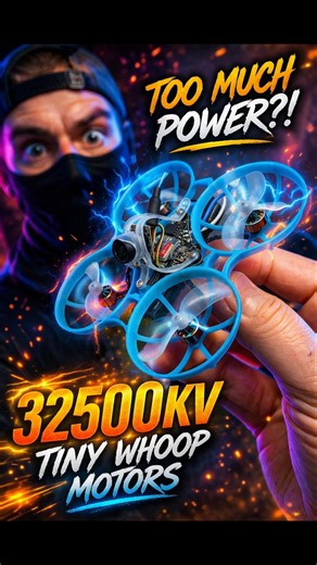 This 0802 tiny whoop motor has 32500KV… and I think that’s a BAD idea…