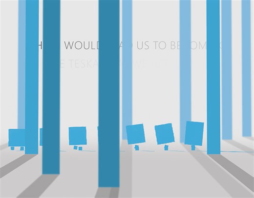 Blue Rectangle Journey