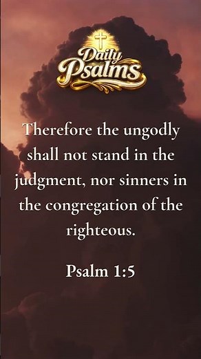 You Will Stand Before God One Day… | Psalm 1:5