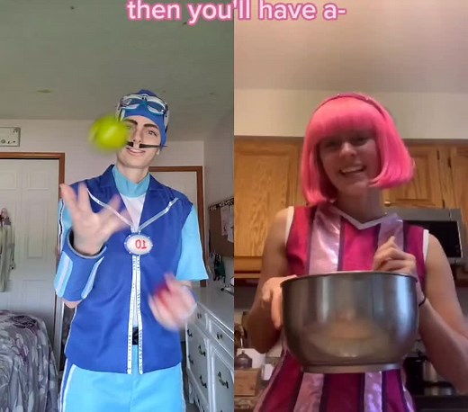 Stephanie and Sportacus Dance Duet | LazyTown Cosplay