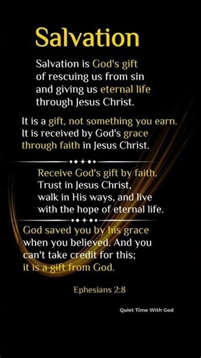 Salvation | God's Gift of Eternal Life | Ephesians 2:8