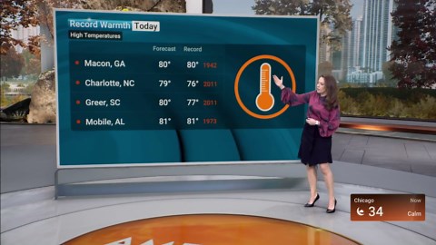 Record Warmth To Start Thanksgiving Week, Cold Air Coming