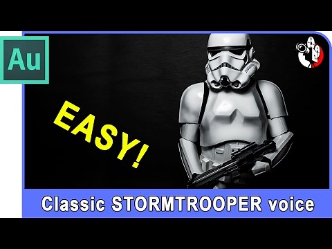 Adobe Audition Tutorial - Make a Star Wars Stormtrooper voice changer