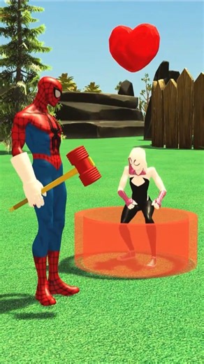 Spider Man Mini Game Hulk vs Jinu Game Challenge #spiderman #hulk #squidgame #marvel #animation