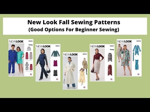 Easy To Sew - New Look Fall Patterns (Beginner Sewing Friendly)