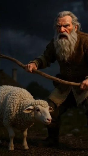 “He Hurt the Sheep… Sheep Saved Him"#shorts #cartoon #emotional