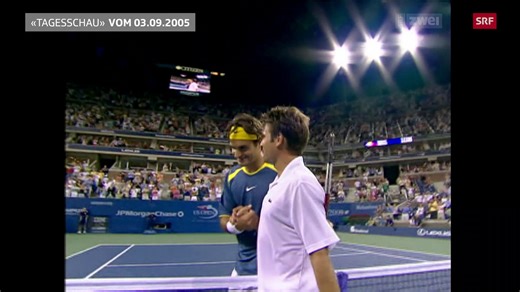 Federer zieht problemlos in 3. Runde der US Open 2005 ein