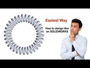 how to design circular spring on SOLIDWORKS 2021 | Easiest Way