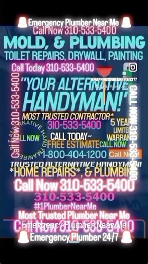Emergency Plumber Near Me - Most Trusted Plumber - 800-404-1200