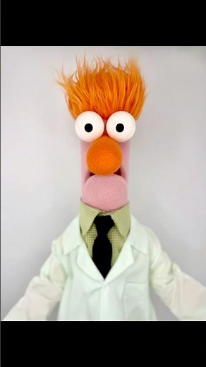 A recent Beaker replica puppet we completed! #muppets #beaker #puppet