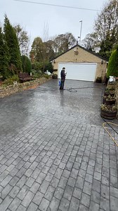 52K views · 380 reactions | Quick video of an imprinted concrete driveway clean.  | The Pressure Wash Company | Facebook