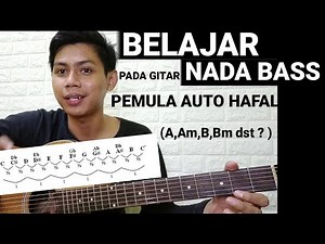 BELAJAR TANGGA NADA BASS DI GITAR | PEMULA LANGSUNG HAFAL